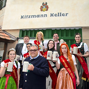 15. Kitzmann Bierkönigin Mia I. ruft zum Stammtisch am Berg: Feiern mit Vorgängerinnen und Freunden